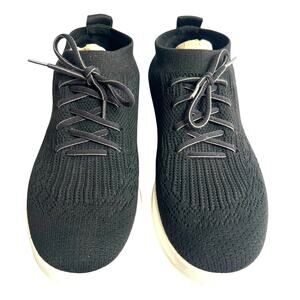 FitFlop Black Knit Sneakers Women’s Size 8 Ergonomic Comfort Shoes